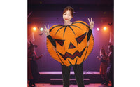 Sponge Pumpkin Suit Cartoon Style Pumpkin Costume Lightweight Jack-O'-Lantern Tunic for Halloween