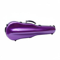 4/4 Violin Case Soft Velvet Lining Carbon Fiber Violin Case 2 Bow Holders Musical Instrument Accessory for Students, Professionals, Storage