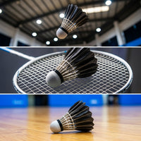 High Elasticity Durable Badminton Shuttlecocks - Professional Training Duck Feather Shuttlecocks (3-Pack)