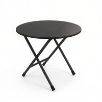 Foldable Folding Table with Metal Legs Compact Folding Table Portable Furniture Lightweight for Dorm Rooms