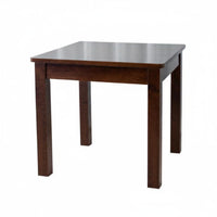 hardwood Wood Construction Four-Legged Square Wooden Table Traditional Chinese design Household Furniture Minimalist Design Nightstand Space-Saving for Apartment Dwellers, Homeowners, Students, Living Room, Bedroom, Entryway, Balcony