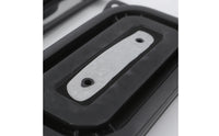 2 Pieces Rectangular Passive Diaphragm with Metal Strip Repair Passive Diaphragm Slim Hardware Rubber for DIYers, Audiophiles