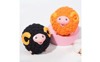 Boredom Relief Latex Sheep Ball Squeaky Sheep Toy Interactive Play Latex Creature Toy Teeth Cleaning for Dogs, Training