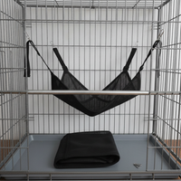 Adjustable Breathable Cat Hammock Bed for Cages - Washable Pet Hanging Nest for All Seasons