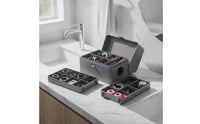 With Trays Three-Layer Repair Case Portable Compartment Box for Plumbers, Homeowners, Workshop