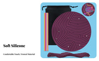 Portable Silicone Sensory Board Screen-without Entertainment Fine Movement Skills Toy Silent Play for Toddlers, Travel, Quiet Time