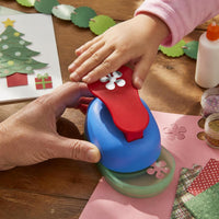 Kamei 5cm Lever-Action Paper Punch for DIY Crafting and Scrapbooking