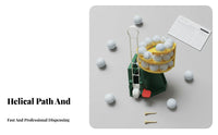 Creative Gift Automatic Golf Ball Dispenser No Batteries Required Semi-Automatic Golf Ball Dispenser Large Capacity for Beginners, Backyard