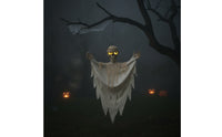 Mummy Specters with Glowing Eyes Creepy Hanging Specters Decoration Outdoor Hanging Mummy for Homeowners, Porch, Doorway