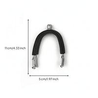 Compact Spurs with Rubber Cover Slimline Spurs with Straps Long-Lasting Equestrian Spur for Horse Riders, Equestrians, Horseback Riding
