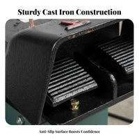 Momentary Action Double Pedal Foot Switch Self-Resetting Industrial Machine Foot Switch Hands-Unrestricted Operation Electrical Component Safety Guard for Metalworkers, Technicians, Workshop, Workshops, Factories, Factory
