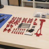 Metal Upgrade Kit Precision-Machined RC Steering Upgrade Kit Designed Steering Gear Bearing Assembly for Hobbyists