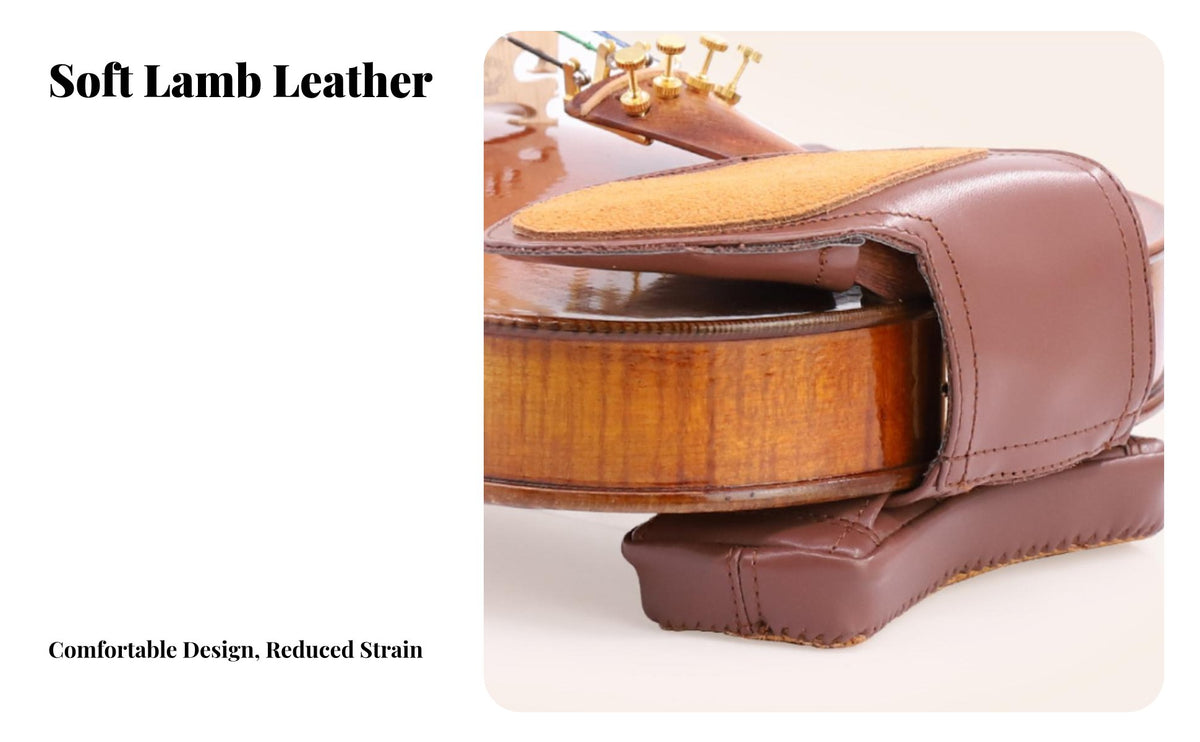 Violin Shoulder Rest Comfortable Soft Violin Shoulder Pad Non-Slip Soft Chinrest Cushion for Violinists, Music Students, Orchestra, Performances, Home