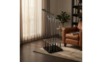 Golf Club Rack 15 Hole Golf Club Organizer with Acrylic Panels Clear for Golfers, Simulator Room, Garage