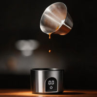Espresso Coffee Scale with Dosing Cup and Powder Catcher