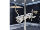Drum Clamp Double-Sided Expansion Clamp Connecting Bracket Chrome-Finished Hardware Adjustable for Drummers, Stage
