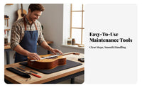 9 Pieces Multifunctional Guitar Maintenance Repair Kit Precision Measurement Guitar Maintenance and Repair Kit Easy to Use for Home Workshop