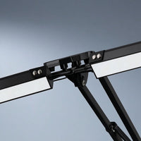 Adjustable LED Desk Lamp with Clamp Articulated twinHead Desk Lamp Flexible Work Light areaSaving for Crafters, Students, Nail Technicians, Home Office, Workbench
