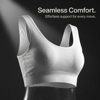 Sports Bras Women High Impact with Wide Straps for Workout, Elastic Bandeau Style with Racerback Design for Seamless Nylon Construction