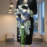 Cascading Blossom Floral Arrangement Lifelike Look Waterfall Floral Arrangement