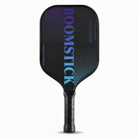 Carbon Fiber Pickleball Paddle 16mm Pickleball Paddle with Carbon-Fiber Racket Perforated Grip Non-Slip for Beginners, Practice
