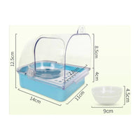 Easy to Clean No-Mess Bird Feeder Multi-Functional Hanging Bird Food Bowl for Small Birds