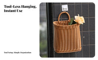 Woven interior Basket Easy to Install Household Storage Decorative Design