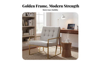 Nordic Design Upholstered Single Sofa Modern Minimalist Oversized Comfy Armchair Leisure design Accent Chair Comfortable for Interior Designers, Apartment Dwellers, Living Room, Hotel Lobby, Coffee Shop, Reception Area