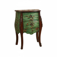 Square Side Table with Drawer and Shelf Vintage design Bedside Table with Storage adaptable Use Sturdy Construction for Hallway
