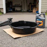 Automotive Fluid Pan Shallow Oil Collect Oil Pan Drain Container Wide Rim for Auto Repair