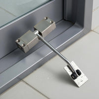 Zinc Alloy Automatic Sliding Door Closer Metal Arm Sliding Door Closer Compact Closing Device for Indoor