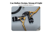 CNC Aluminum Brake Levers   Adjustable Reach Biking Component for Town Commuting