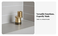 Shower Faucet Elbow Extended Length Wall Mount Faucet Swing Leg Built-in Strainer Mesh Brass Offset Connector