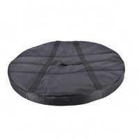 Shock-Absorbing Gong Bag Oxford Cloth Padded Gong Bag Black Circular Carry Case Lined