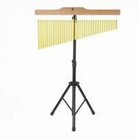 Gold-Colored 36-Tone Wind Chime Adjustable Tripod Wind Chime Floor Standing