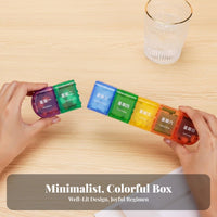 Weekly Detachable Box Large Capacity Detachable Weekly Case Lightlight-blocking
