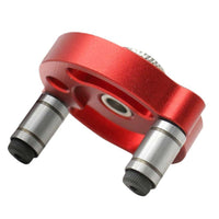 Anodized Aluminum Vertical Drill Hole Positioner Threaded Opening Vertical Drill Guide Lustrous Finish Woodworking Tool Metal Construction