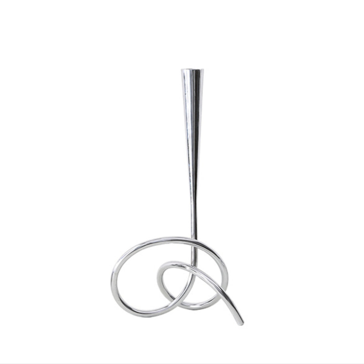 Spiral Candlestick Reflective Home Decor Smooth House Decoration