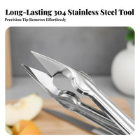 Pineapple Pitted Area Remover Food Grade Pineapple Pitted Area Center R Strawberry Huller Multifunctional Fruit Remover Tongs