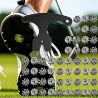 Wear-Resistant Replacement Golf Spikes Includes Removal Tool Footwear Accessory for Golfers