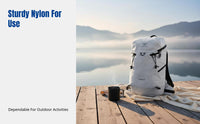Lightweight Outdoor Backpack, Hiking Daypack, Water-Resistant Nylon, Unisex, Multiple Colors, Padded Straps