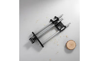 Double Guide Rods Workbench Front Vise Cast Iron Construction Woodworker's Bench Vise Heavy Duty Clamping Device for Carpenters, Woodworkers, Garage