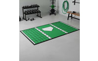 Baseballs Batting Mat Grid Markings Baseballs Strike Area Zone Mat Non-Slip Sports Gear