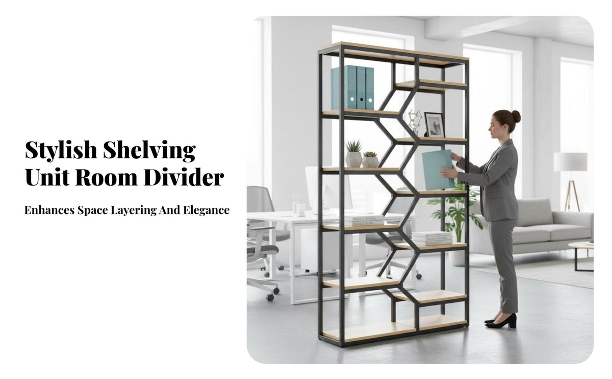 Freestanding Open shelving unit utilitarian aesthetic Freestanding Etagere shelving unit Multipurpose Shelving Unit for Apartment Dwellers, Study, Bedroom, Entryway