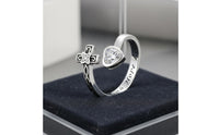 Adjustable Cross Rings Inspirational Cross Rings Metal for Women, Christians