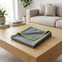 400gsm Microfibre Cloth and Car Drying Towel, Microfiber Cloths for Car Washing, 16 Ply Multi-Purpose 40cm x 40cm Size