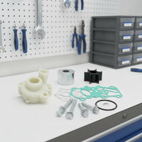 Impeller Repair Kit Neoprene Water Pump Impeller Kit Heavy-Duty for Boat Owners