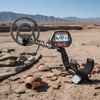 High Sensitivity Large Screen Metal Locator Precise Targeting Mode Digital Metal Locator with Display Portable Outdoor Tool Lightweight Grip for Beginners, Field, Beach, Park