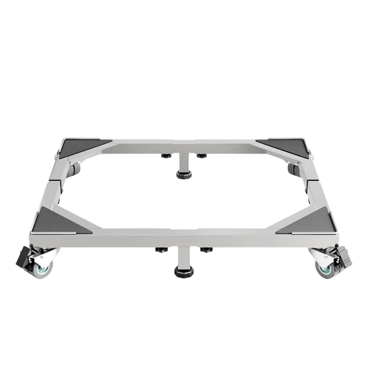 Refrigerator Base Stand Multi-Functional Refrigerator Stand with Wheels Non-Slip Adjustable Appliance Roller for Kitchen