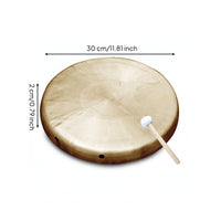 Hand Gong Brushed Gong with Mallet Convex Percussion for Schools, Lion Dance
